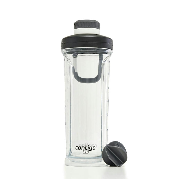 Shake & Go Fit 2.0, Mixer Bottle with Snap Lid, 28oz, Salt [TUC34] [1BIGS]